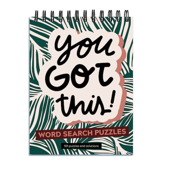TF Publishing You Got This Word Search Book Spiral Puzzle Pad